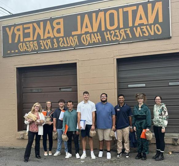 Students at National Bakery in scranton